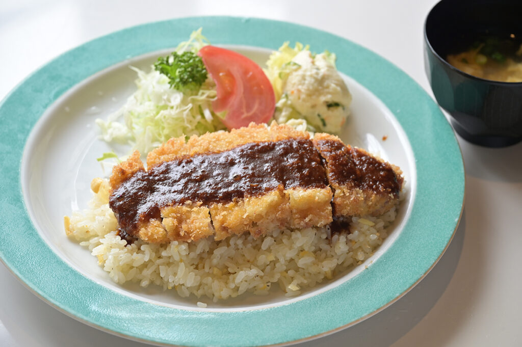 Meal and Cafe Rose's escalope